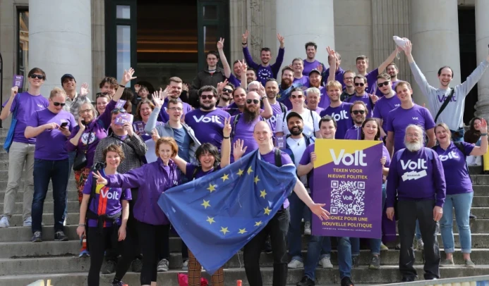 Zbiranje podpisov v Bruslju za evropske volitve