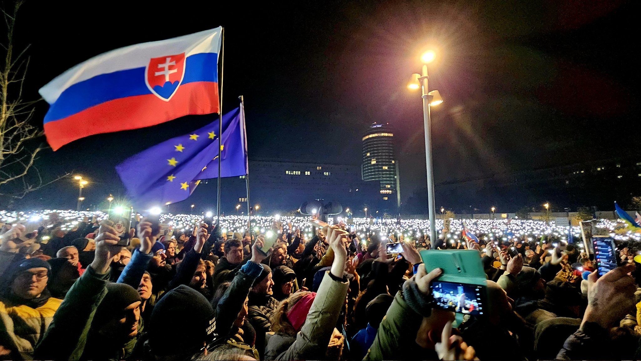 Bratislava protests, Credit: Juraj Rizman