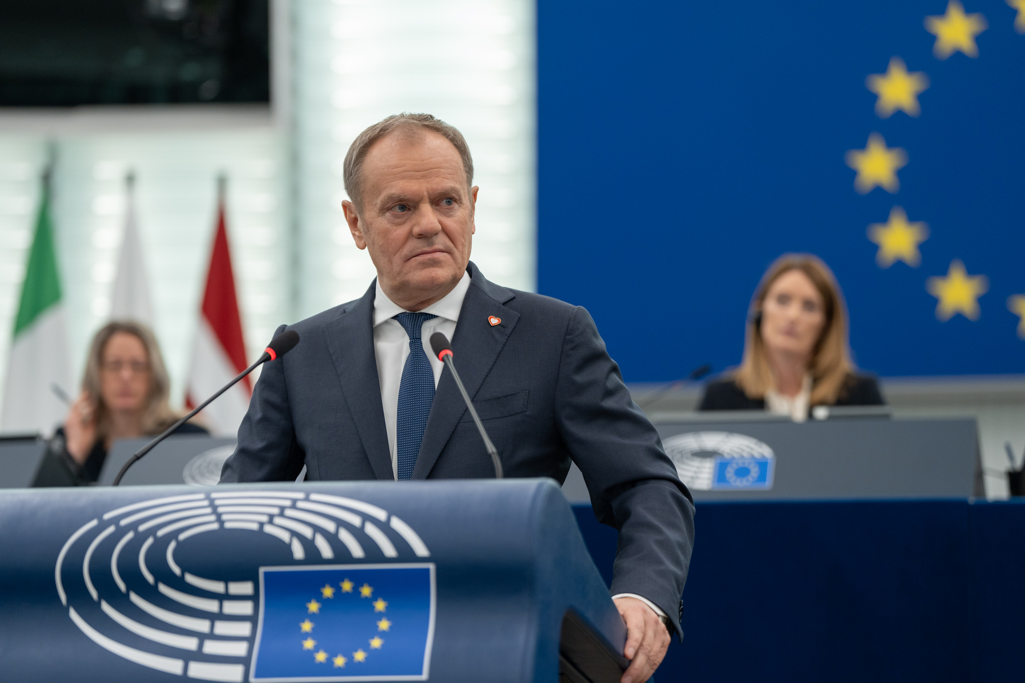 Donald Tusk - photo: European Union 2023/EP, Pietro Naj-Oleari