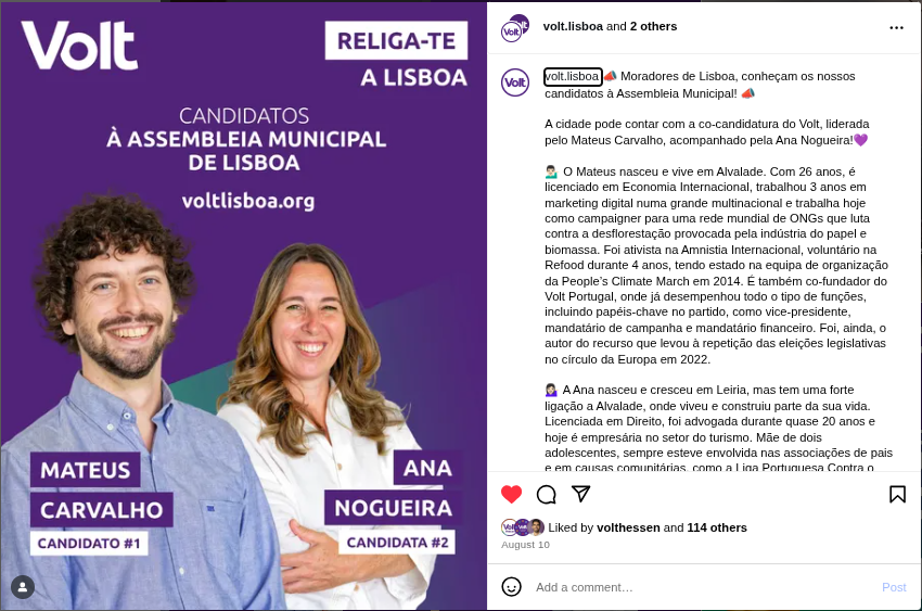 Volt Portugal