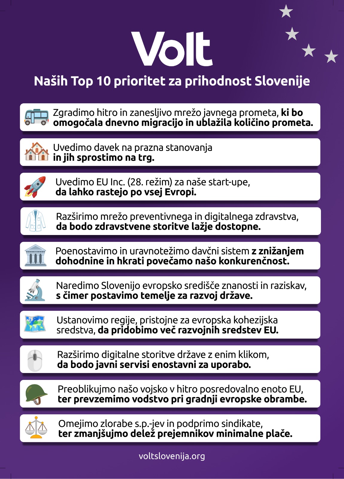Naših Top 10 predlogov za prihajajoče volitve