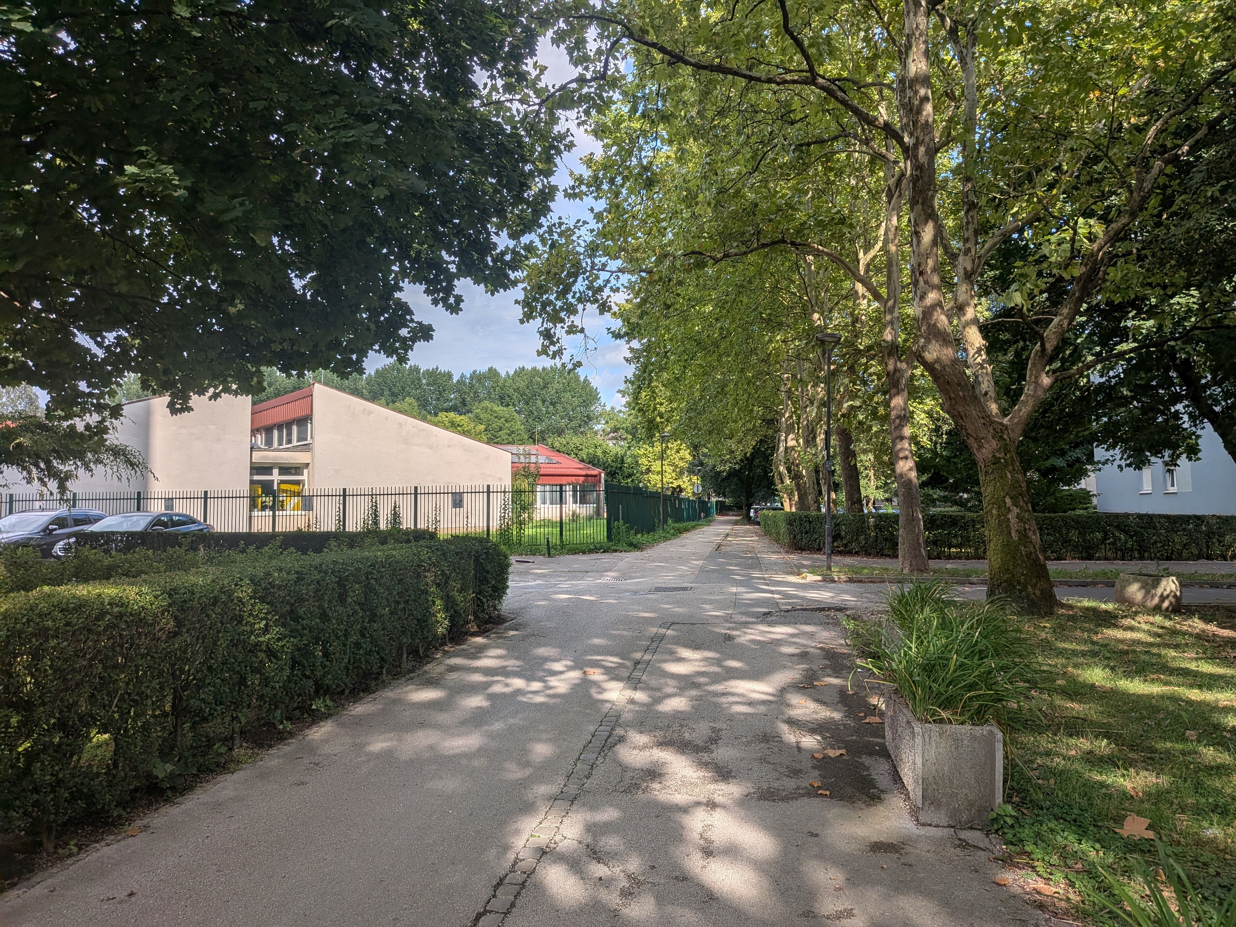 Po območju za pešce in mimo šole  v Štepanjskem naselju naj bi potekala nova prometna cesta za tranzitni promet.